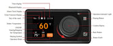 HLN Air heater heater Bluetooth control panel 12V in Fahrenheit