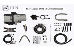 HLN Aquano 5K Type III diesel coolant heater installation kit