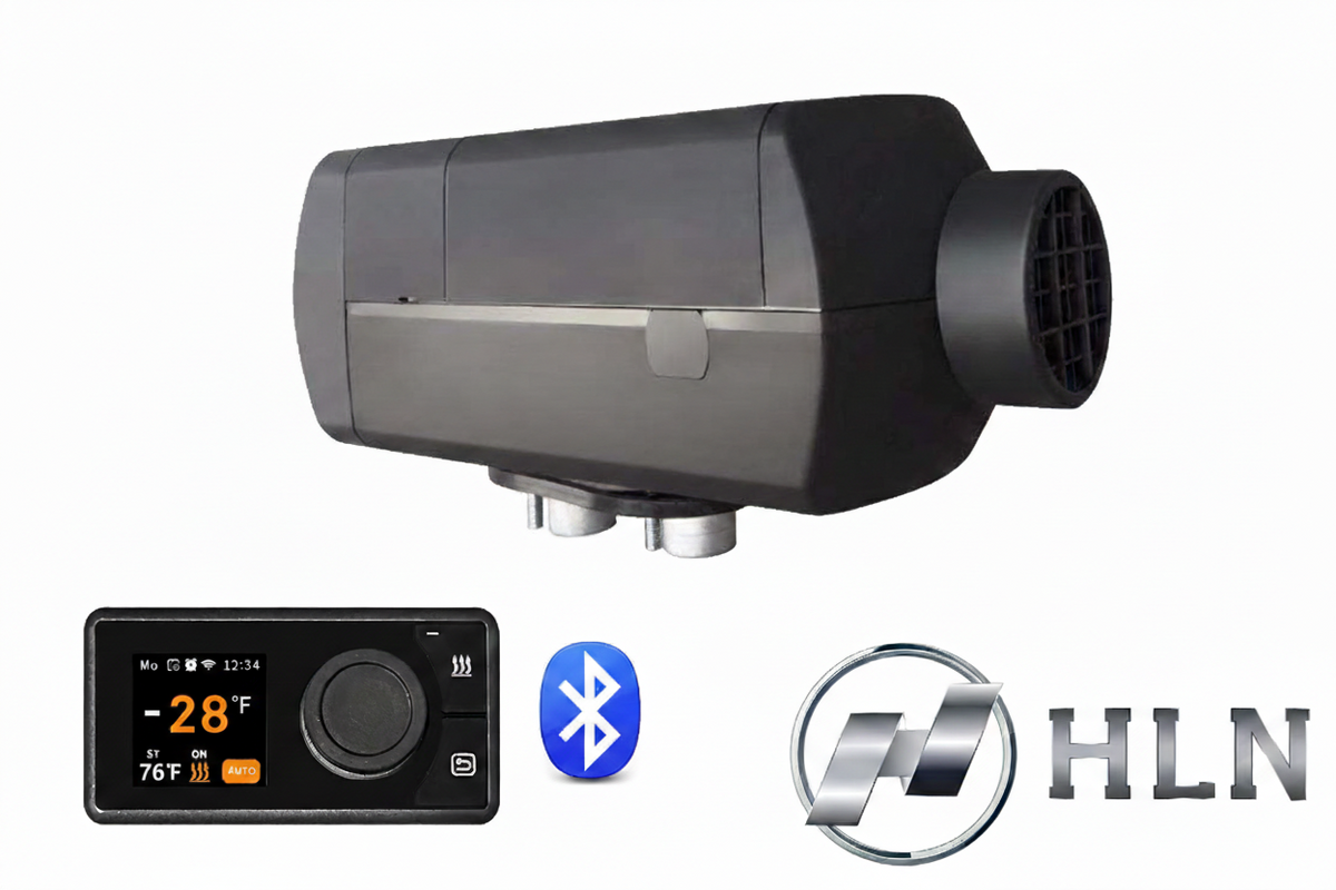 SPECIAL DAY SPECIAL DEAL! HLN Fahrenheit Bluetooth 4000 PRO Air Diesel Heater 12v -40F, Vehicle Original Equipment; Installation Kits Included