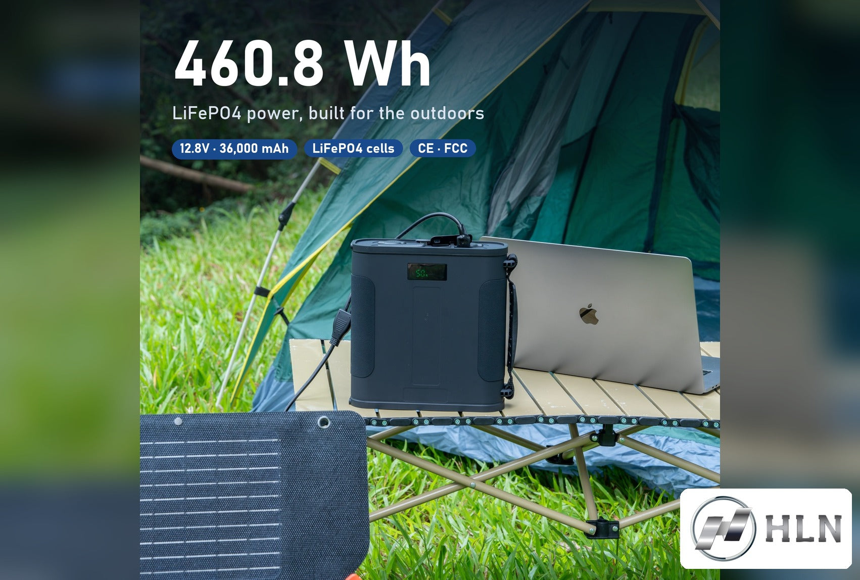 460.8 Wh LiFePO4 battery