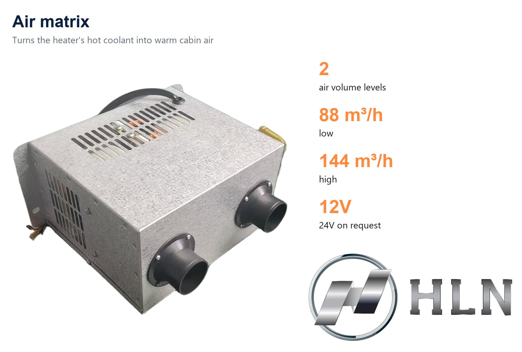 HLN Hot Water & Cabin Heat Kit