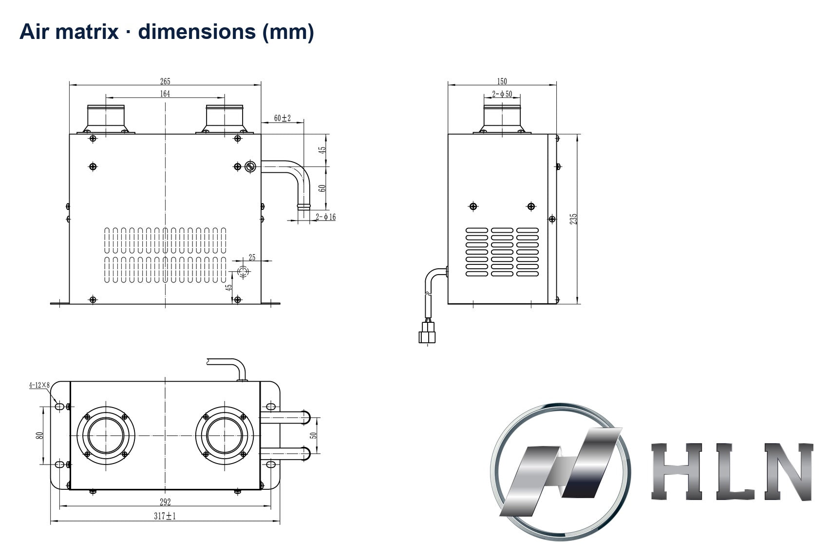 HLN Hot Water & Cabin Heat Kit